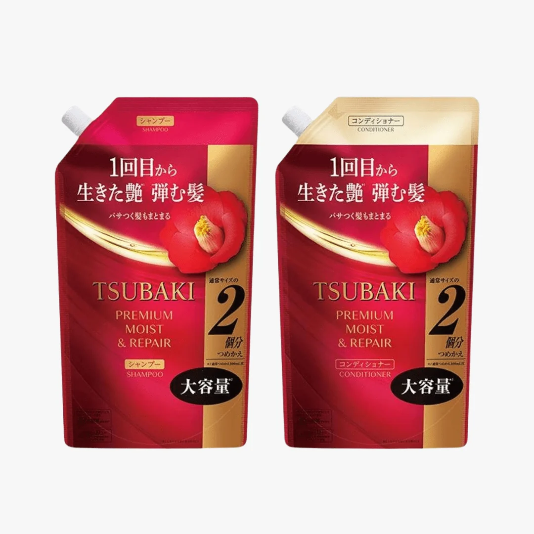Shiseido	Tsubaki Premium Moist & Repair Shampoo & Conditioner Refill Set [300ml x 2]